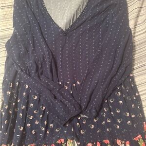 Navy Floral Women's Top or Dress Matilda Jane